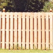 Wooden fence