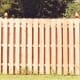 Wooden fence