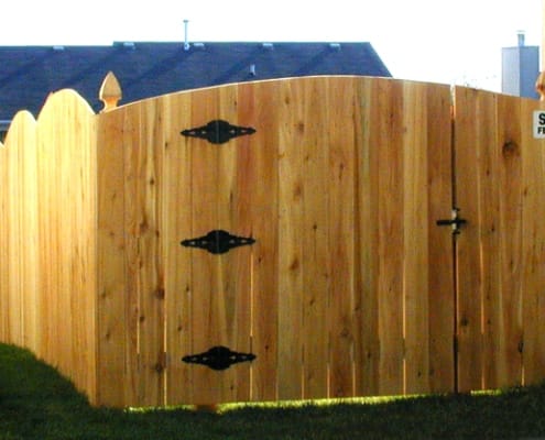 Enhancing security with wooden fence