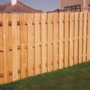 Wooden fence