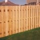 Wooden fence