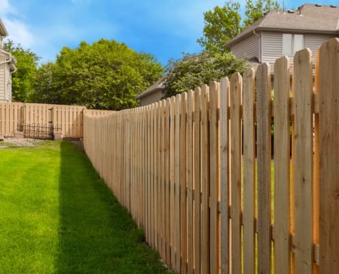 Wooding fence