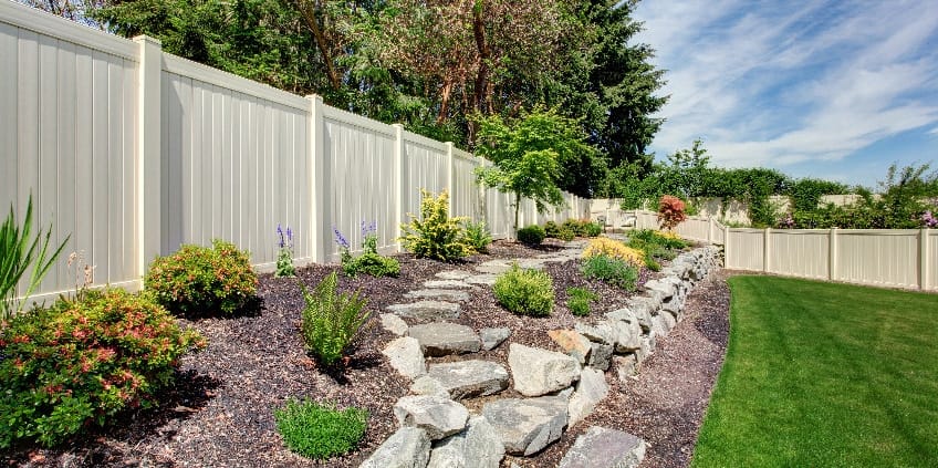 Fence landscaping