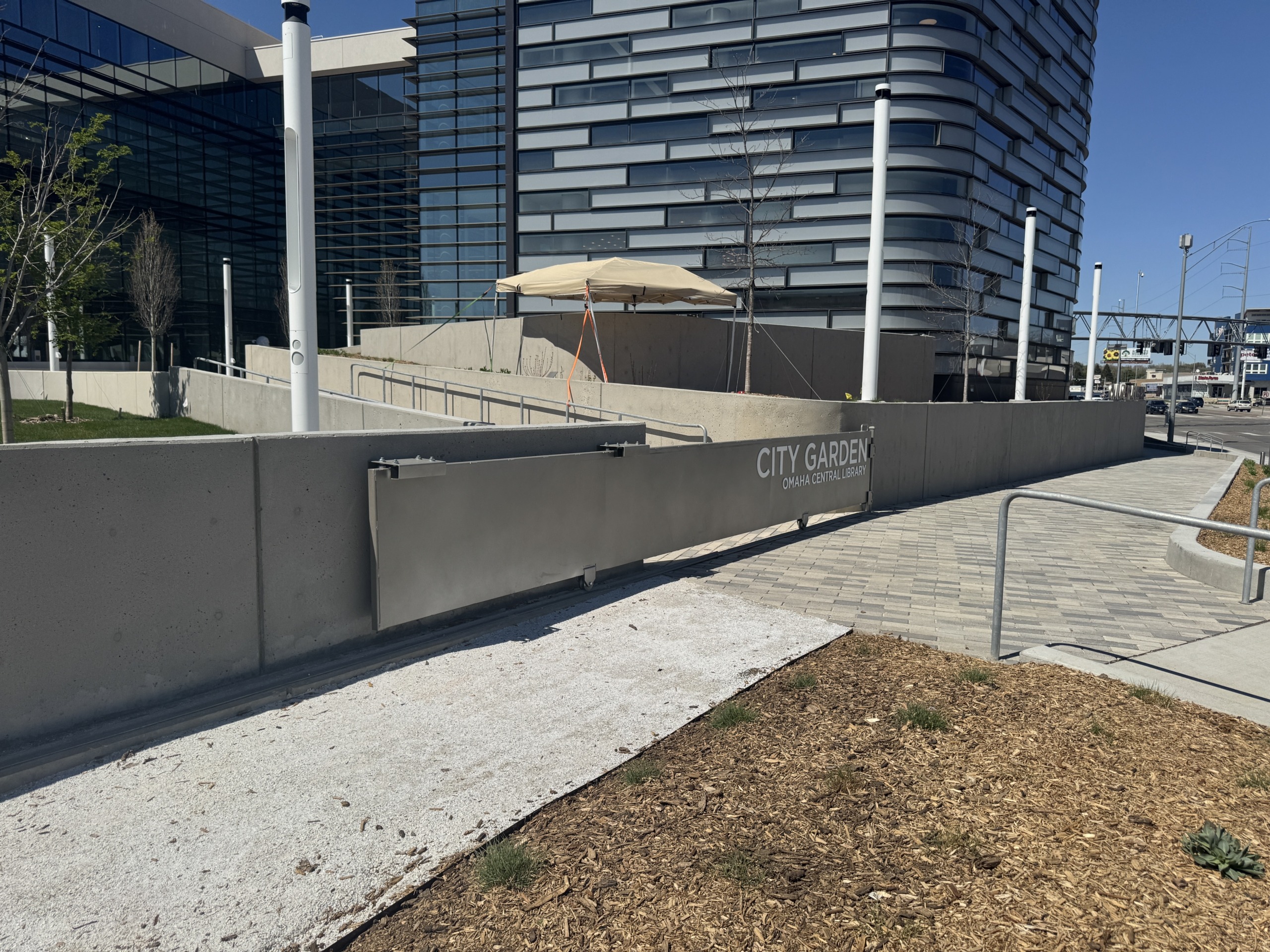 Custom Gate at Omaha public library